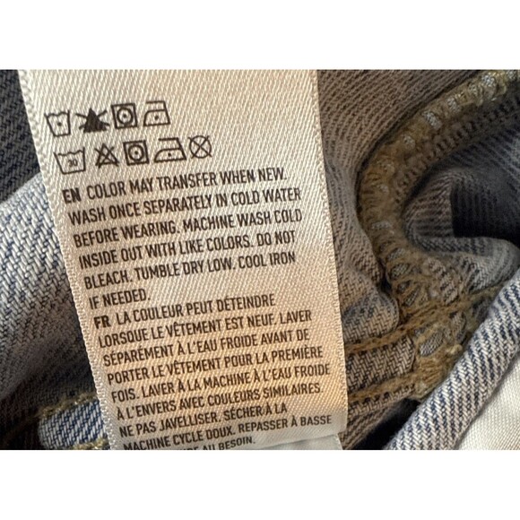 American Eagle AE Denim Jean Jacket Womens Size XS Cropped Distressed Y2K Grunge - Picture 8 of 11